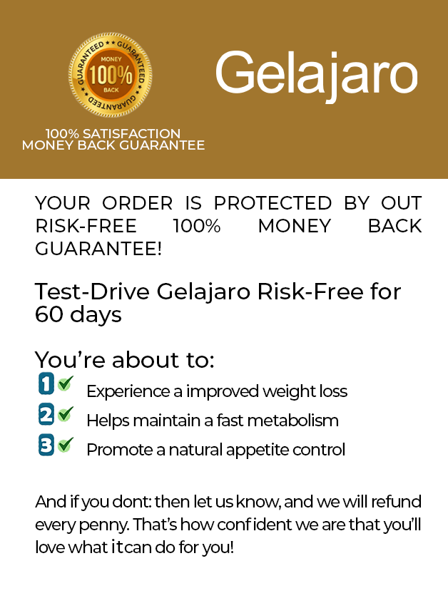 GelaJaro 60-day satisfaction guarantee